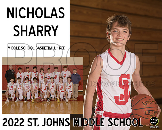 Middle School Basketball - Red Sharry Nicholas_ Team8x10 _ Sportsmate3(1)