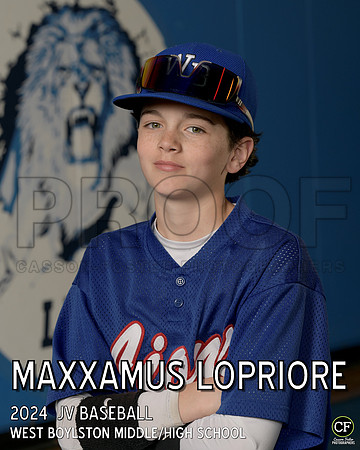 WB Spring Teams 24 JV Baseball Lopriore Maxxamus_ Team8x10 _ Individual 8x10(1)