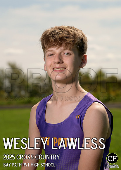 BPFallTeams25 Cross Country Lawless Wesley_ Team5x7 _ Individual2(1)