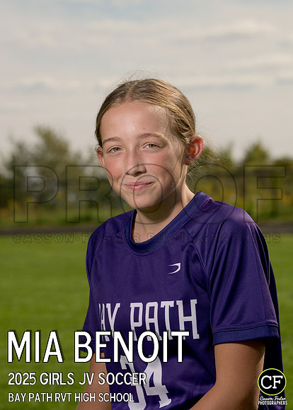 BPFallTeams25 Girls JV Soccer Benoit Mia_ Team5x7 _ Individual2(1)