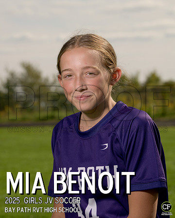 BPFallTeams25 Girls JV Soccer Benoit Mia_ Team8x10 _ Individual 8x10(1)