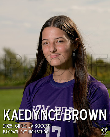 BPFallTeams25 Girls JV Soccer Brown Kaedynce_ Team8x10 _ Individual 8x10(1)