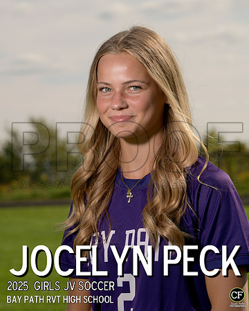 BPFallTeams25 Girls JV Soccer Peck Jocelyn_ Team8x10 _ Individual 8x10(1)