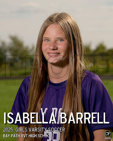 BPFallTeams25 Girls Varsity Soccer Barrell Isabella_ Team8x10 _ Individual 8x10(1)