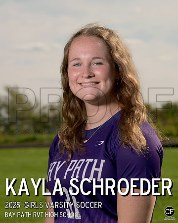 BPFallTeams25 Girls Varsity Soccer Schroeder Kayla_ Team8x10 _ Individual 8x10(1)