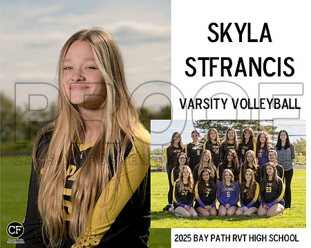 BPFallTeams25 Varsity Volleyball StFrancis Skyla_ Team8x10 _ Sportsmate4(1)