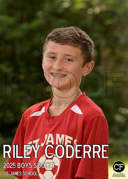 StJamesFall25 Boys Soccer Coderre Riley_ Team5x7 _ Individual2(1)