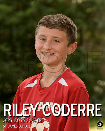 StJamesFall25 Boys Soccer Coderre Riley_ Team8x10 _ Individual 8x10(1)