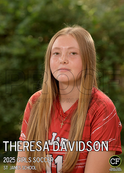 StJamesFall25 Girls Soccer Davidson Theresa_ Team5x7 _ Individual2(1)