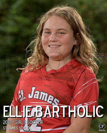 StJamesFall25 Girls Soccer Bartholic Ellie_ Team8x10 _ Individual 8x10(1)