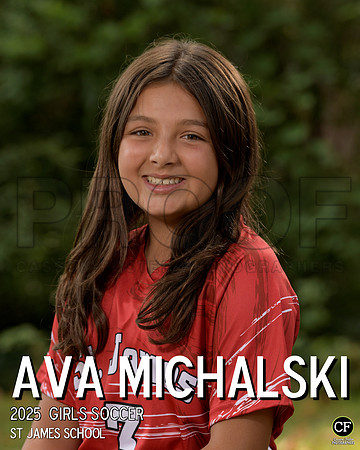 StJamesFall25 Girls Soccer Michalski Ava_ Team8x10 _ Individual 8x10(1)