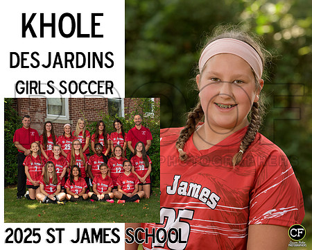StJamesFall25 Girls Soccer Desjardins Khole_ Team8x10 _ Sportsmate2(1)