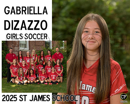 StJamesFall25 Girls Soccer DiZazzo Gabriella_ Team8x10 _ Sportsmate2(1)