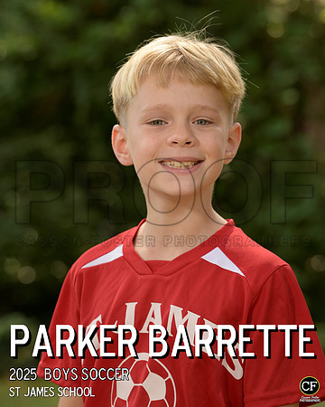 StJamesFall25 Boys Soccer Barrette Parker_ Team8x10 _ Individual 8x10(1)