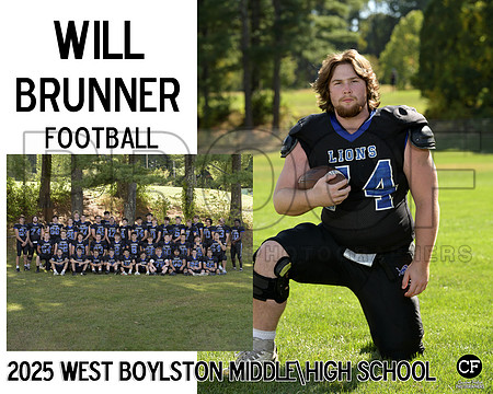 WB FALL TEAMS 25 Football Brunner Will_ Team8x10 _ Sportsmate2(1)