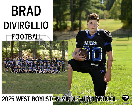 WB FALL TEAMS 25 Football Divirgillio Brad_ Team8x10 _ Sportsmate2(1)