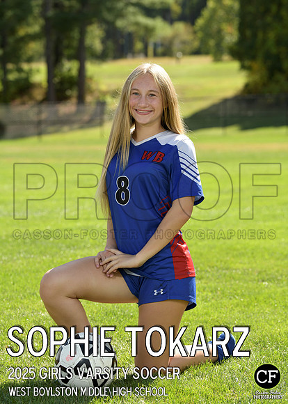 WB FALL TEAMS 25 Girls Varsity Soccer Tokarz Sophie_ Team5x7 _ Individual2(1)
