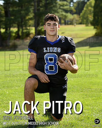 WB FALL TEAMS 25 Football Pitro Jack_ Team8x10 _ Individual 8x10(1)