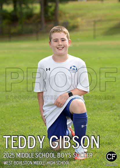 WB FALL TEAMS 25 Middle School Boys Soccer Gibson Teddy_ Team5x7 _ Individual2(1)