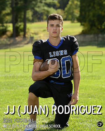 WB FALL TEAMS 25 Football Rodriguez JJ (Juan)_ Team8x10 _ Individual 8x10(1)