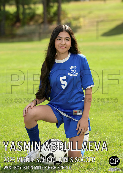 WB FALL TEAMS 25 Middle School Girls Soccer Abdullaeva Yasmin_ Team5x7 _ Individual2(1)