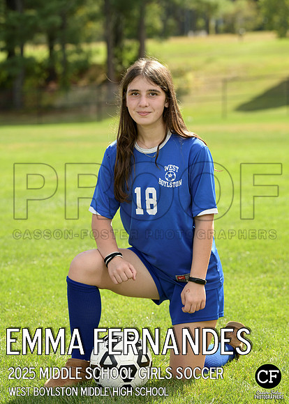 WB FALL TEAMS 25 Middle School Girls Soccer Fernandes Emma_ Team5x7 _ Individual2(1)