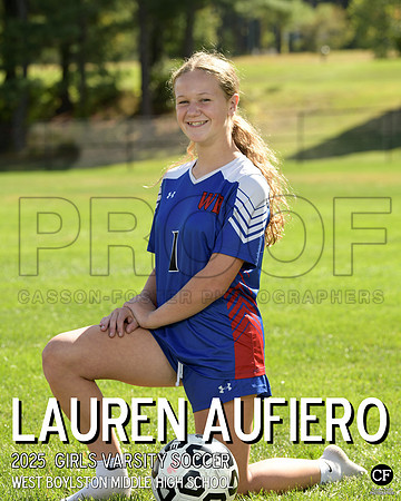 WB FALL TEAMS 25 Girls Varsity Soccer Aufiero Lauren_ Team8x10 _ Individual 8x10(1)
