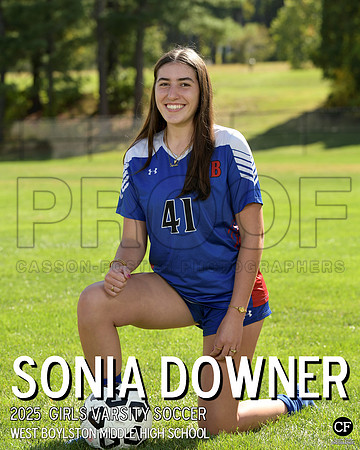 WB FALL TEAMS 25 Girls Varsity Soccer Downer Sonia_ Team8x10 _ Individual 8x10(1)