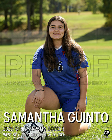 WB FALL TEAMS 25 Girls Varsity Soccer Guinto Samantha_ Team8x10 _ Individual 8x10(1)