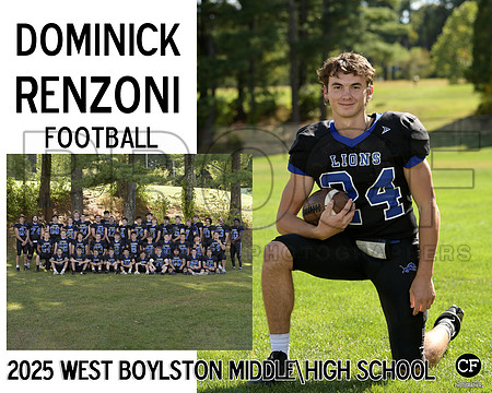 WB FALL TEAMS 25 Football Renzoni Dominick_ Team8x10 _ Sportsmate2(1)
