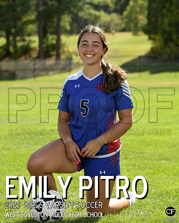 WB FALL TEAMS 25 Girls Varsity Soccer Pitro Emily_ Team8x10 _ Individual 8x10(1)