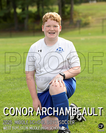 WB FALL TEAMS 25 Middle School Boys Soccer Archambeault Conor_ Team8x10 _ Individual 8x10(1)