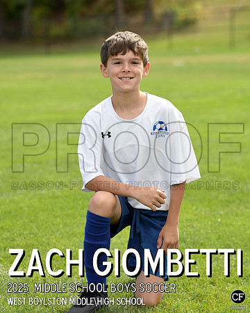 WB FALL TEAMS 25 Middle School Boys Soccer Giombetti Zach_ Team8x10 _ Individual 8x10(1)