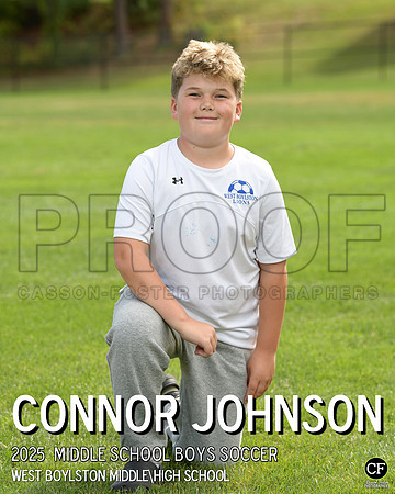 WB FALL TEAMS 25 Middle School Boys Soccer Johnson Connor_ Team8x10 _ Individual 8x10(1)
