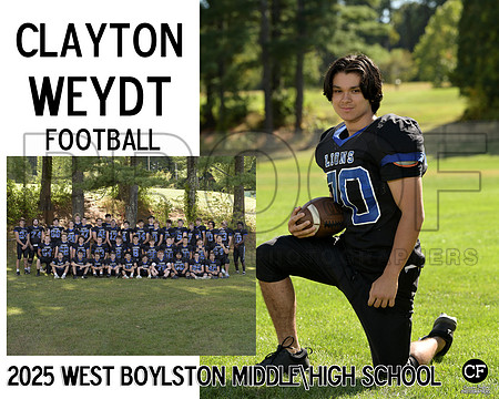 WB FALL TEAMS 25 Football Weydt Clayton_ Team8x10 _ Sportsmate2(1)