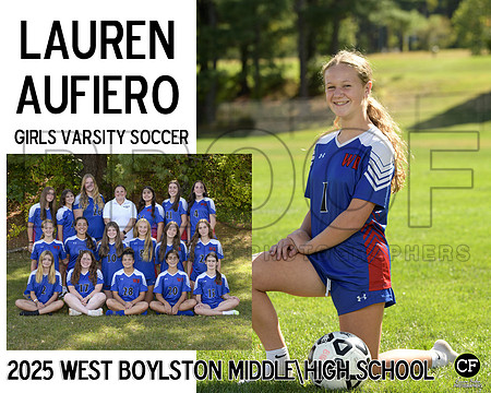 WB FALL TEAMS 25 Girls Varsity Soccer Aufiero Lauren_ Team8x10 _ Sportsmate2(1)