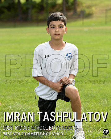WB FALL TEAMS 25 Middle School Boys Soccer Tashpulatov Imran_ Team8x10 _ Individual 8x10(1)
