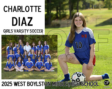 WB FALL TEAMS 25 Girls Varsity Soccer Diaz Charlotte_ Team8x10 _ Sportsmate2(1)