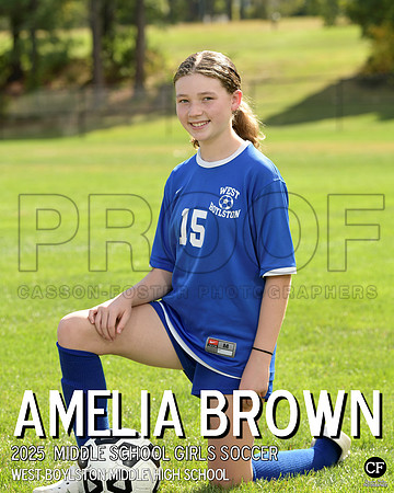 WB FALL TEAMS 25 Middle School Girls Soccer Brown Amelia_ Team8x10 _ Individual 8x10(1)