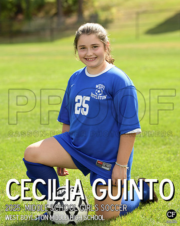 WB FALL TEAMS 25 Middle School Girls Soccer Guinto Cecilia_ Team8x10 _ Individual 8x10(1)