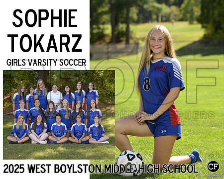 WB FALL TEAMS 25 Girls Varsity Soccer Tokarz Sophie_ Team8x10 _ Sportsmate2(1)