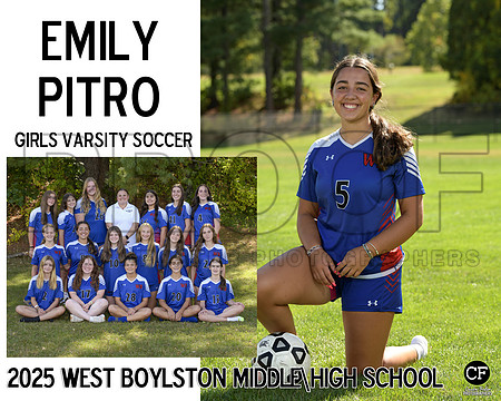 WB FALL TEAMS 25 Girls Varsity Soccer Pitro Emily_ Team8x10 _ Sportsmate2(1)