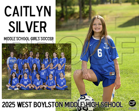 WB FALL TEAMS 25 Middle School Girls Soccer Silver Caitlyn_ Team8x10 _ Sportsmate2(1)