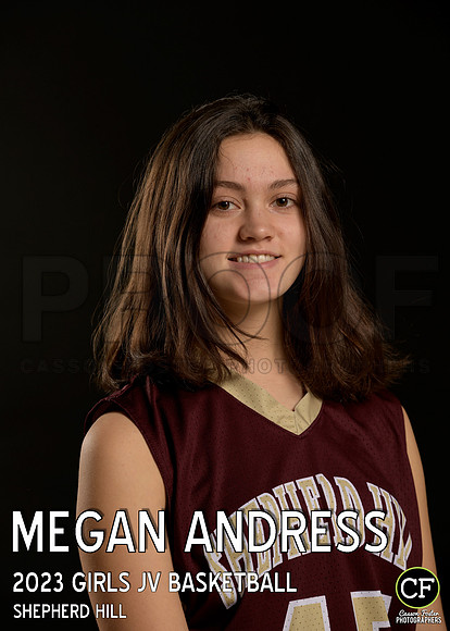 SH Winter Teams 2223 Girls JV Basketball Andress Megan_ Team5x7 _ Individual2(1)