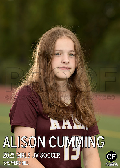 SHFallTeams25 Girls JV Soccer Cumming Alison_ Team5x7 _ Individual2(1)