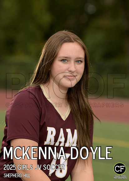 SHFallTeams25 Girls JV Soccer Doyle McKenna_ Team5x7 _ Individual2(1)