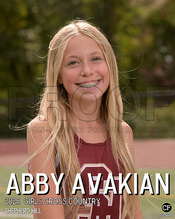 SHFallTeams25 Girls Cross Country Avakian Abby_ Team8x10 _ Individual 8x10#-1(1)