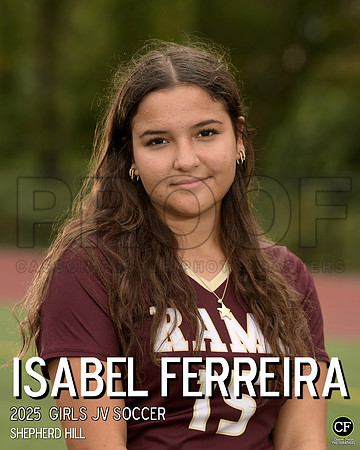 SHFallTeams25 Girls JV Soccer Ferreira Isabel_ Team8x10 _ Individual 8x10#-1(1)