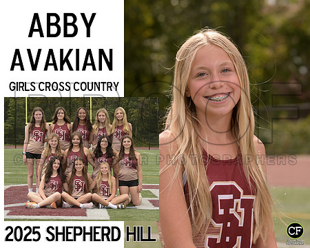 SHFallTeams25 Girls Cross Country Avakian Abby_ Team8x10 _ Sportsmate2(1)