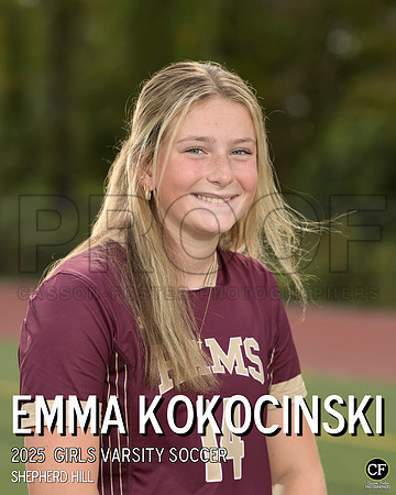 SHFallTeams25 Girls Varsity Soccer Kokocinski Emma_ Team8x10 _ Individual 8x10#-1(1)